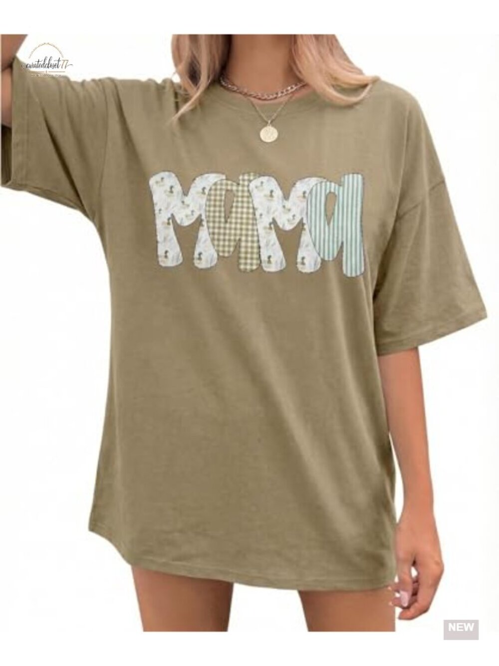 Overstimulated Moms Club Vintage Floral Oversized T-Shirt Funny Mom Life Tee